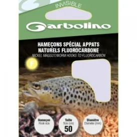 Hameçons Montés Spécial Appâts Naturels – Fluorocarbone 50 cm