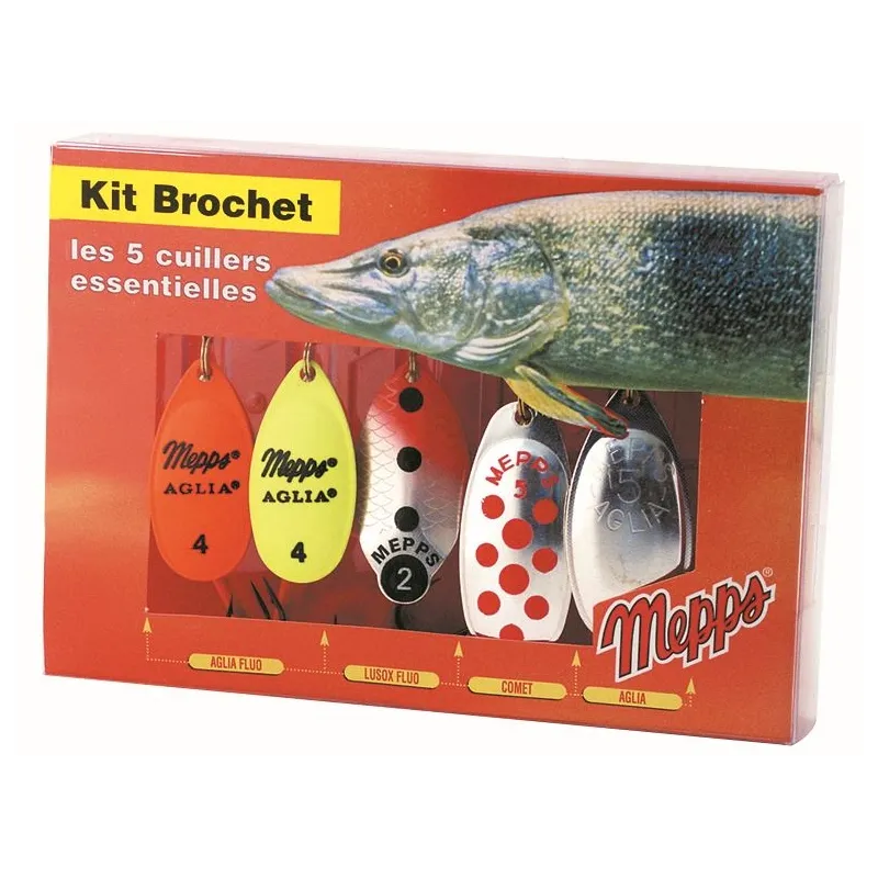 CUILLERS MEPPS KIT BROCHET