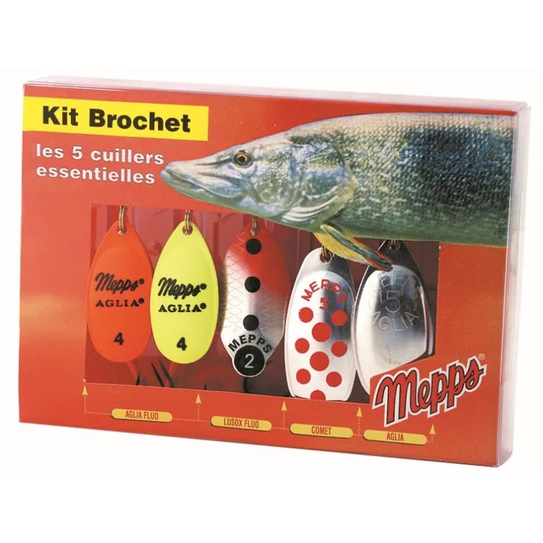 CUILLERS MEPPS KIT BROCHET