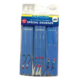 Flashmer Best Of Spécial Daurade – Assortiment de 3 montages mer