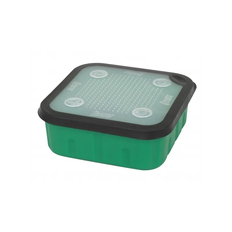 Sensas Boîte à Esches Carrée 1,5 L – Couvercle aéré