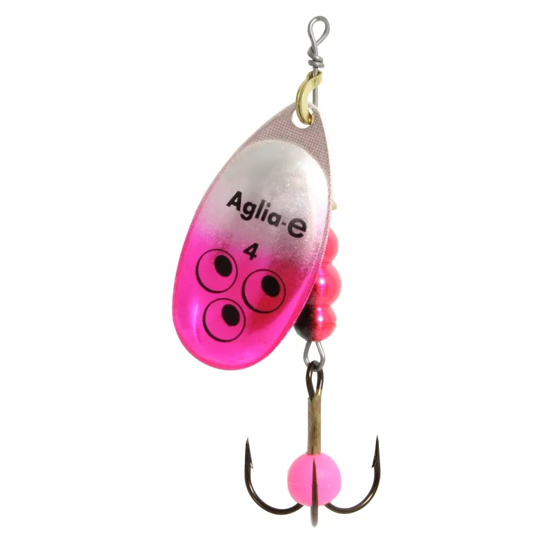 Mepps Aglia-E Rose N°4 – Cuiller tournante 9 g