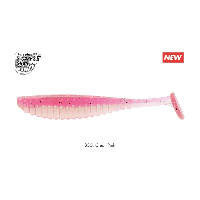 Reins S-Cape Shad 3.5" – Leurre souple 89 mm