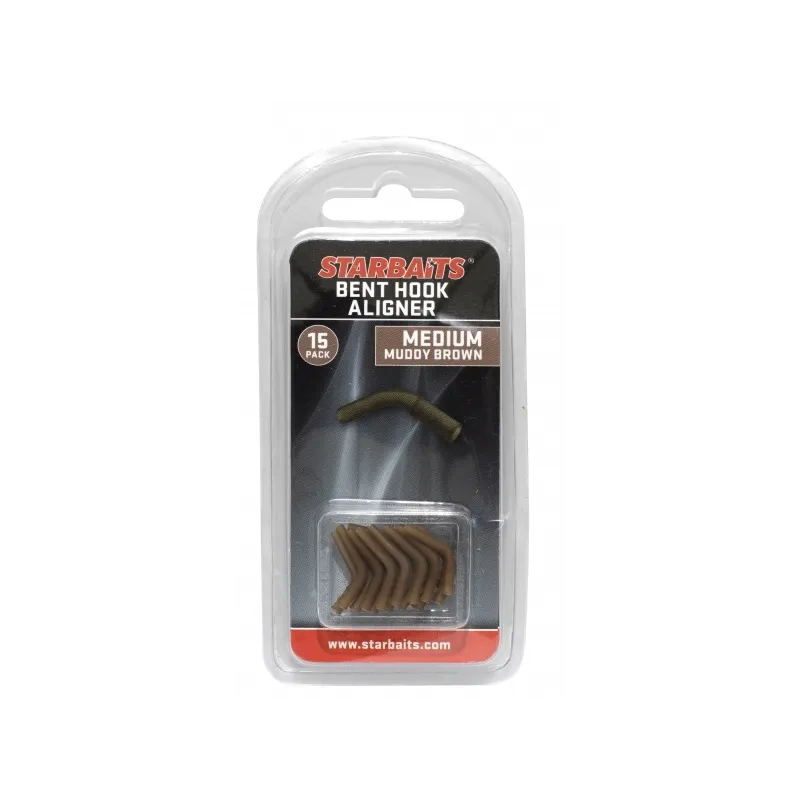 Starbaits Aligner Bent Hook Muddy Brown – Aligneur souple