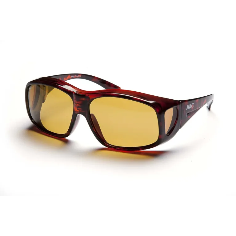 JMC Poly-Viz Jaune – Surlunettes polarisantes pêche
