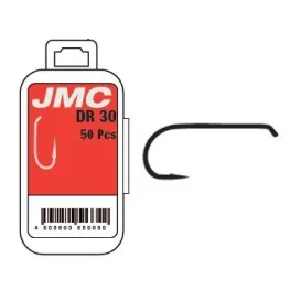 JMC DR30 – Hameçons Mouche Droits Fins de Fer par 50