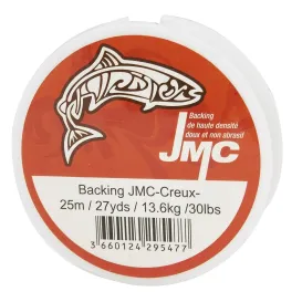 JMC Backing Blanc 20 lb – 50 m pour moulinet mouche