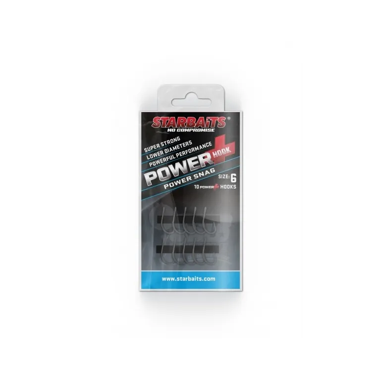 Starbaits Power Hook Power Snag – Hameçon carpe ultra résistant