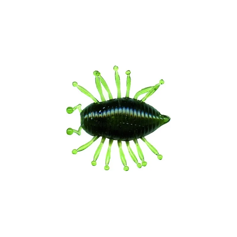 Illex Woodlouse 1.18" – Leurre Souple Insecte Flottant 30 mm – Par 6
