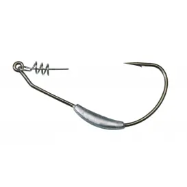 Gunki Hameçon Texan Lesté – Zinc avec vis Screw