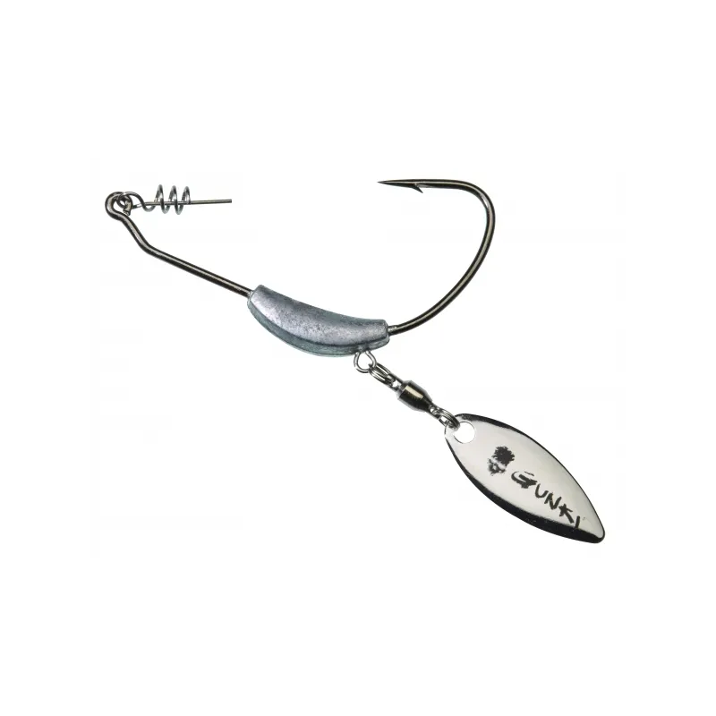 Gunki Hameçon Texan Flash Lesté – Palette et lest Zinc