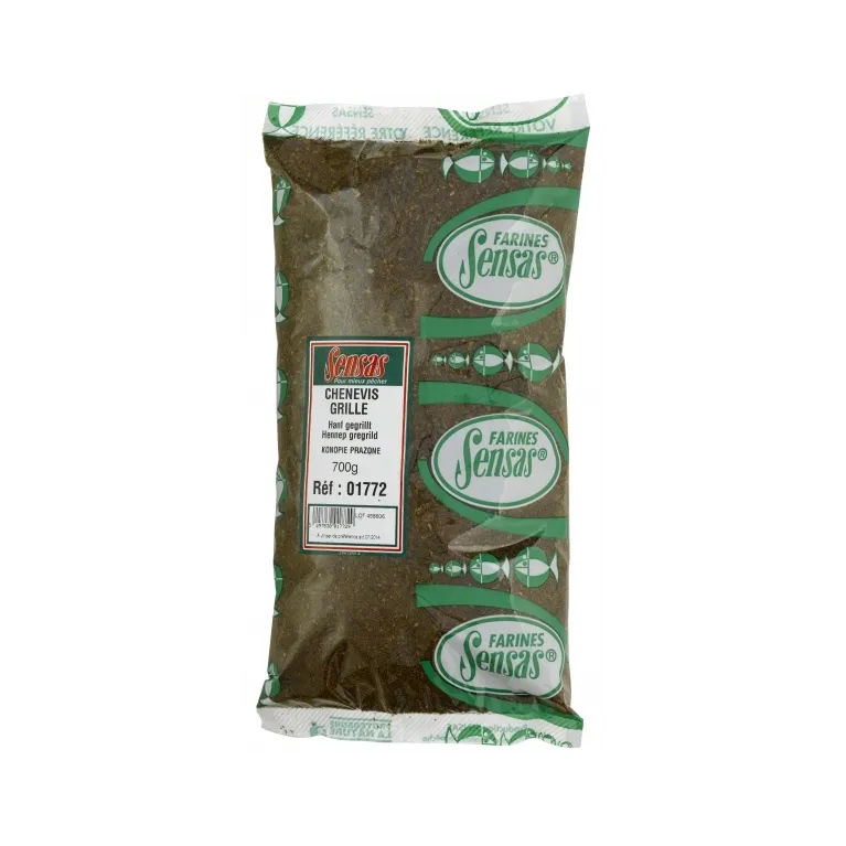 Sensas Chènevis Moulu et Grillé 700 g – Additif pour amorce gardon