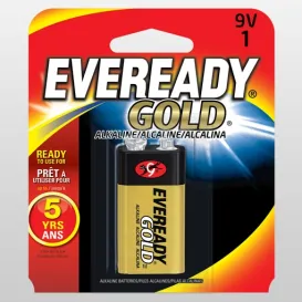 PILE EVEREADY GOLD ALKALINE 9V