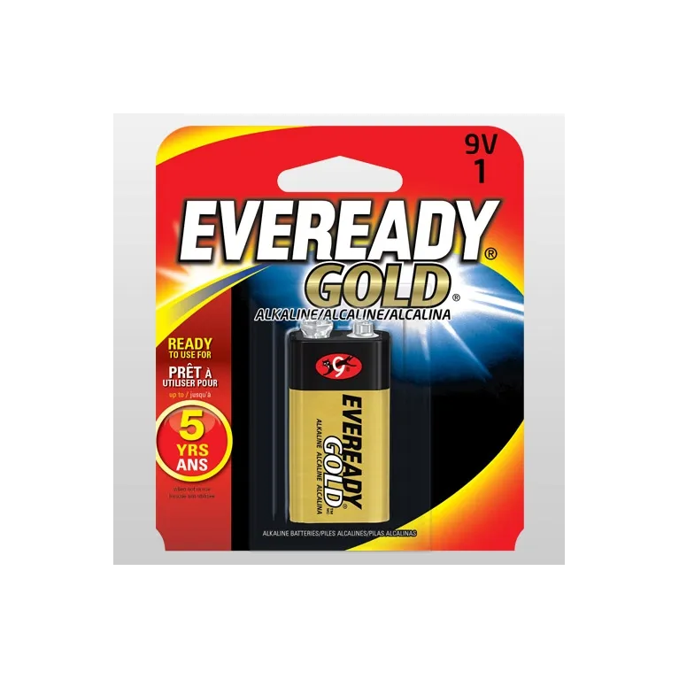 PILE EVEREADY GOLD ALKALINE 9V