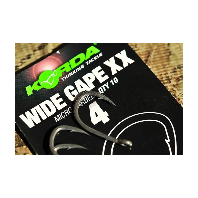 Korda Wide Gape XX – Hameçon carpe ultra renforcé