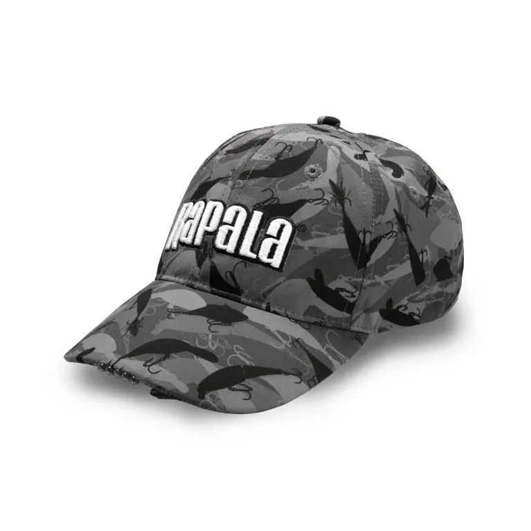 Rapala Casquette à LED Camou – Casquette camouflage