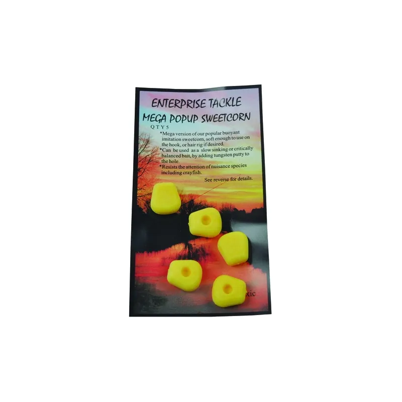 Enterprise Tackle Maïs Jaune Mega – Maïs artificiel flottant
