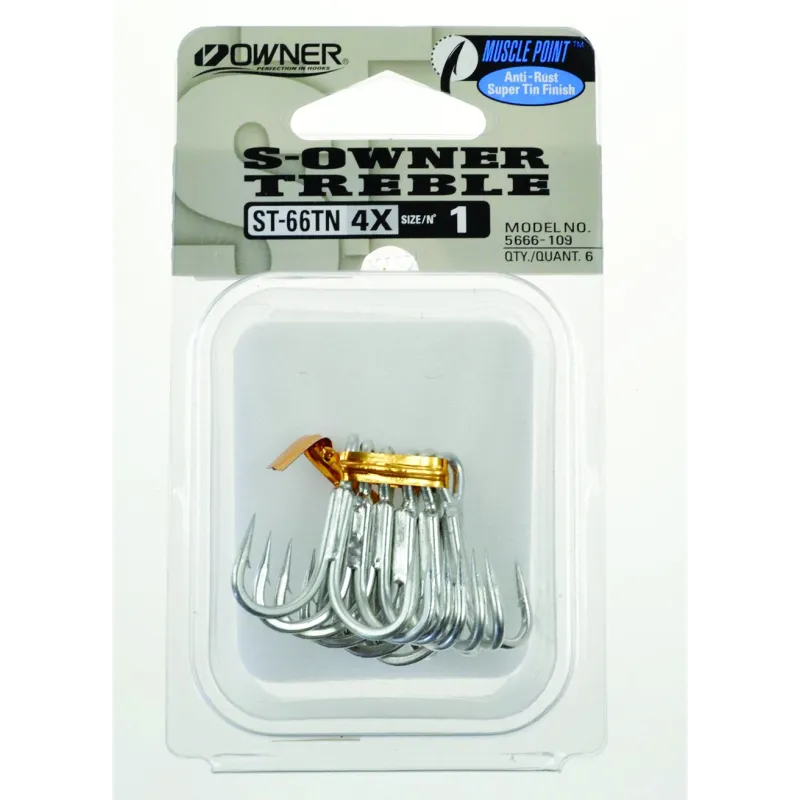 Owner ST-66TN – Hameçon Triple Renforcé Cutting Point – Made in Japan