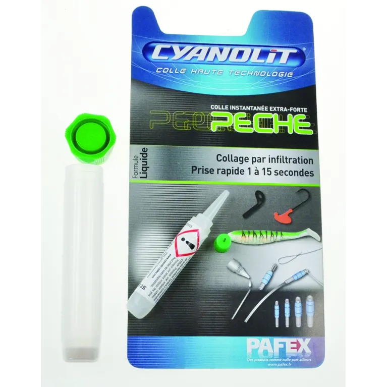 Colle de Pêche Cyanolit – Colle Cyanoacrylate à Prise Rapide 2 g