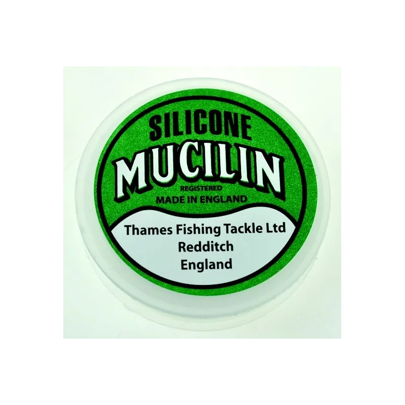 Mucilin Graisse Verte – Graisse silicone pour soie de pêche à la mouche