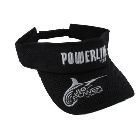 Powerline Visière – Noire avec logo blanc