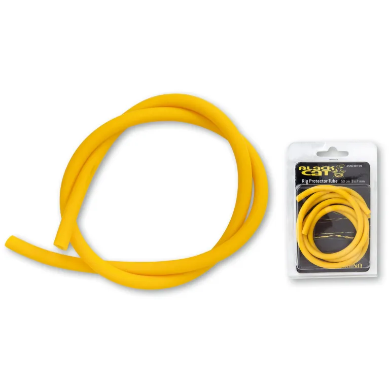 Black Cat Rig Protector Tube – Tube Caoutchouc Souple Silure – 1 m
