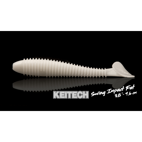 Keitech Swing Impact Fat 3.8" – Leurre Souple Shad 9,6 cm – Par 6