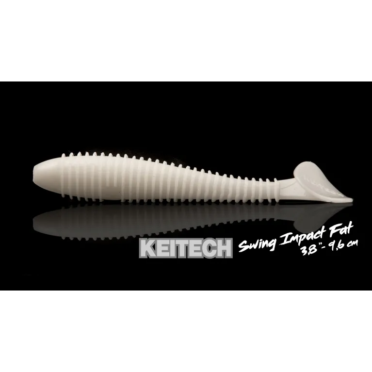 Keitech Swing Impact Fat 3.8" – Leurre Souple Shad 9,6 cm – Par 6