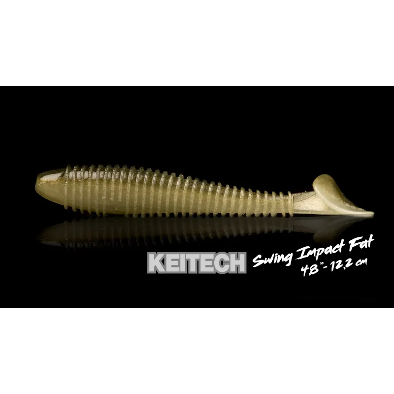 Keitech Swing Impact Fat 4.8" – Leurre Souple Shad 12 cm pour Carnassiers