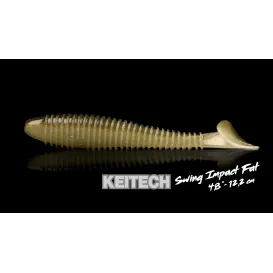 Keitech Swing Impact Fat 4.8" – Leurre Souple Shad 12 cm pour Carnassiers