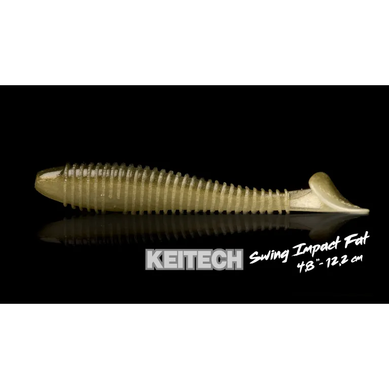 Keitech Swing Impact Fat 4.8" – Leurre Souple Shad 12 cm pour Carnassiers
