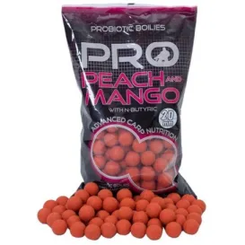 Starbaits Bouillette Probiotic Peach Mango 20 mm – 800 g