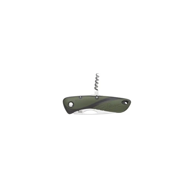 COUTEAU WICHARD AQUATERRA VERT LAME + TIRE BOUCHON