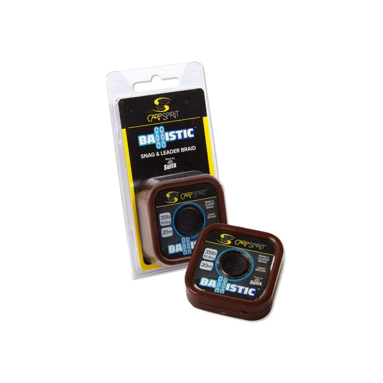 TRESSE A BAS DE LIGNE CARPE CARP SPIRIT BALLISTIC GREEN