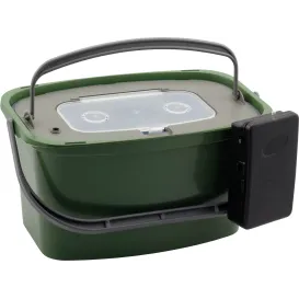 SEAU VIVIER PLASTILYS 7 LITRES AVEC AERATEUR GREEN