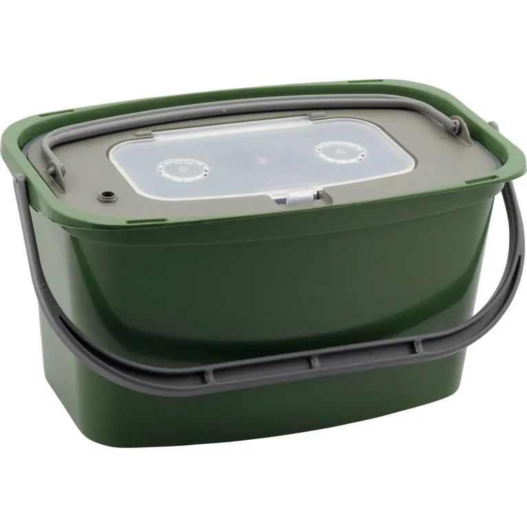 Plastilys Seau Vivier Green 7 L – Seau avec vivier intégré