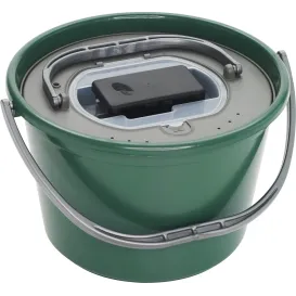 SEAU VIVIER PLASTILYS 18 LITRES AVEC AERATEUR GREEN