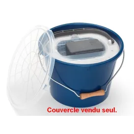 COUVERCLE TRANSPARENT ETANCHE PLASTILYS POUR SEAU 18 L