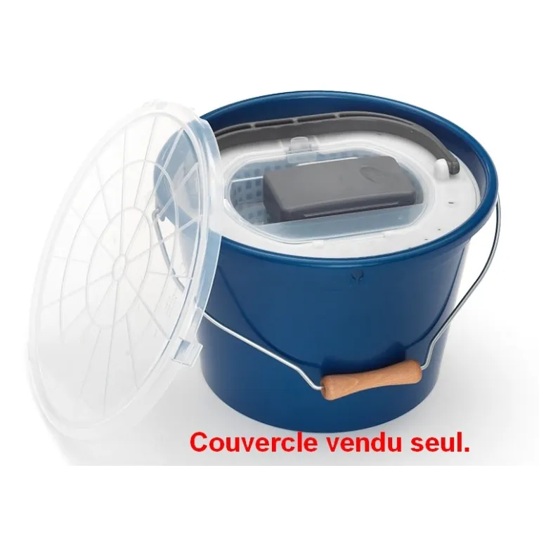 COUVERCLE TRANSPARENT ETANCHE PLASTILYS POUR SEAU 18 L