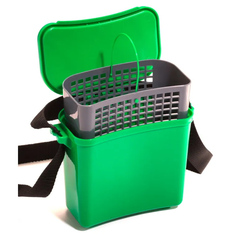 SEAU VIVIER VAIRONS AVEC SANGLE + PANIER + COUVERCLE PLASTILYS