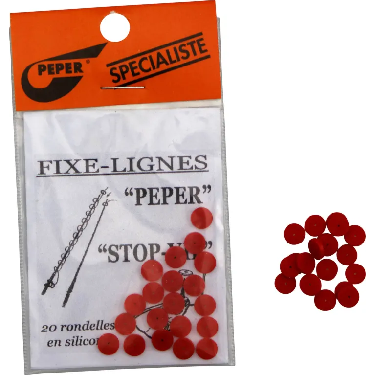 Rondelles Peper – Stop-vif silicone x20