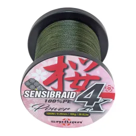 Sakura Sensibraid 4X 1000 m – Tresse 4 brins 50/100