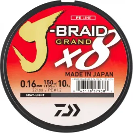 TRESSE DAIWA J BRAID GRAND X8 MULTICOLOR 150M