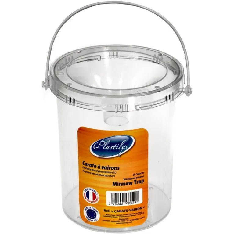 Plastilys Carafe à Vairon 1,9 L – Piège à petits poissons