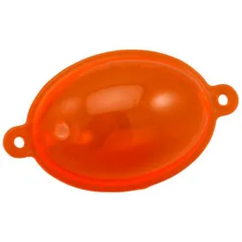 PLASTIFLOAT BULLE OVAL ORANGE PLASTYLIS