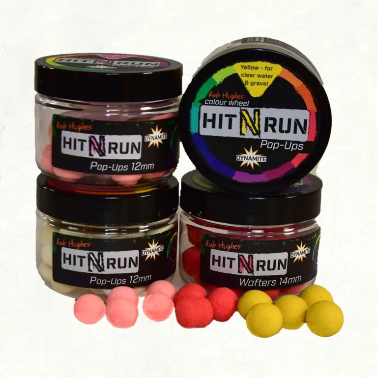 Dynamite Baits Hit N Run Pop-Up 15 mm Jaune – Bouillettes flottantes