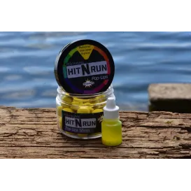 Dynamite Baits Hit N Run Pop-Up 15 mm Jaune – Bouillettes flottantes
