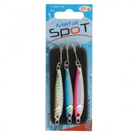 Flashmer Metal Spot 14 g – Kit de 3 casting jigs
