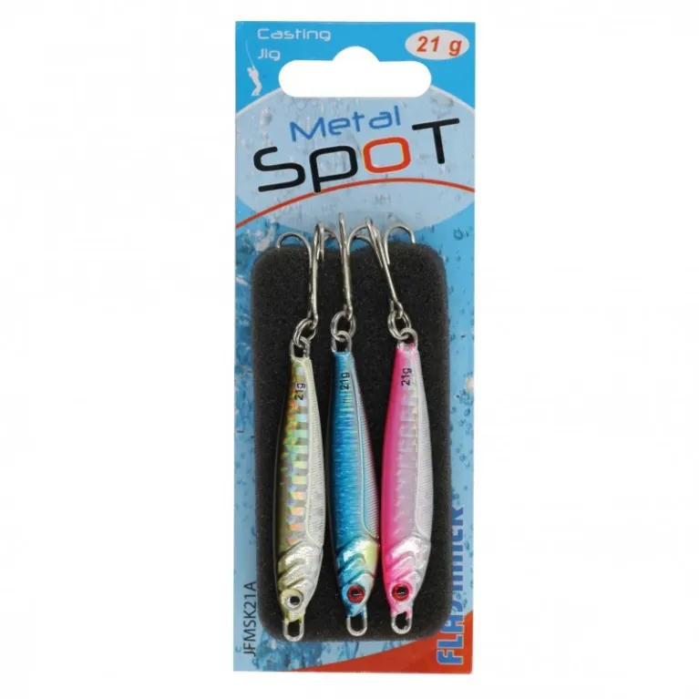 Flashmer Metal Spot 14 g – Kit de 3 casting jigs