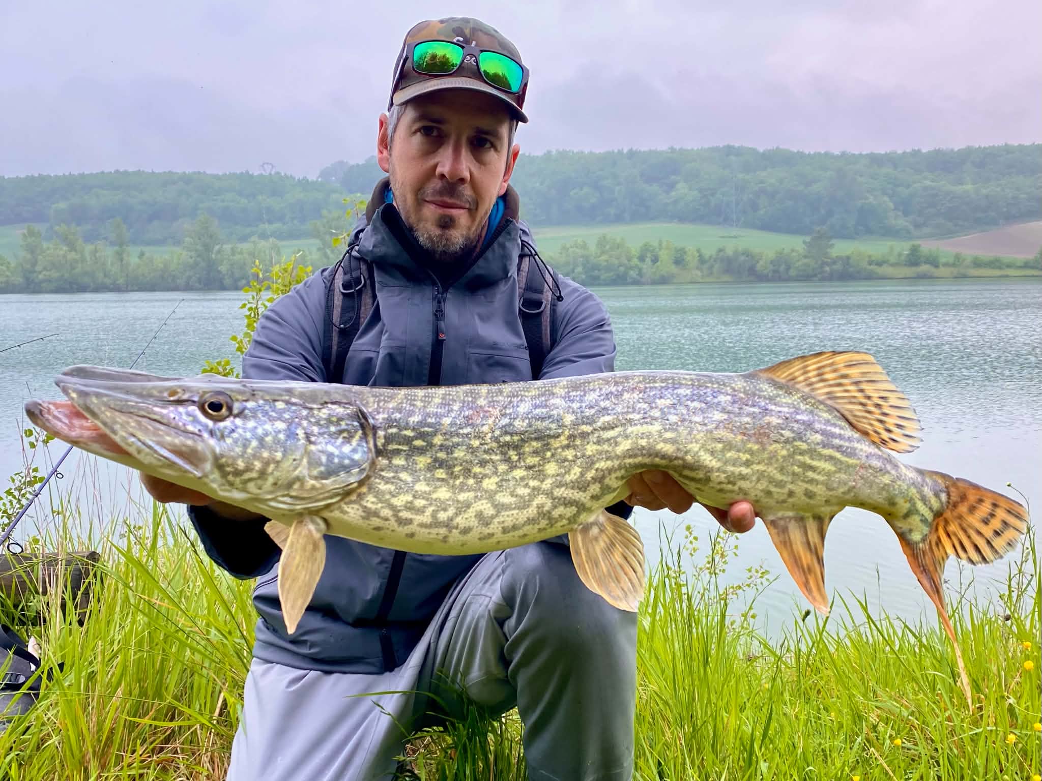 Fabrice avec un brochet